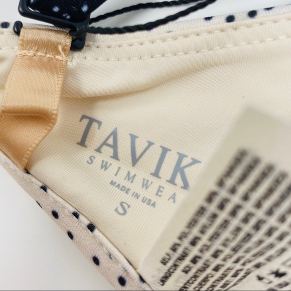 Tavik Corsica Polka Dot Push-Up Padded Balconette Bikini Underwire Top NWT - Picture 12 of 14